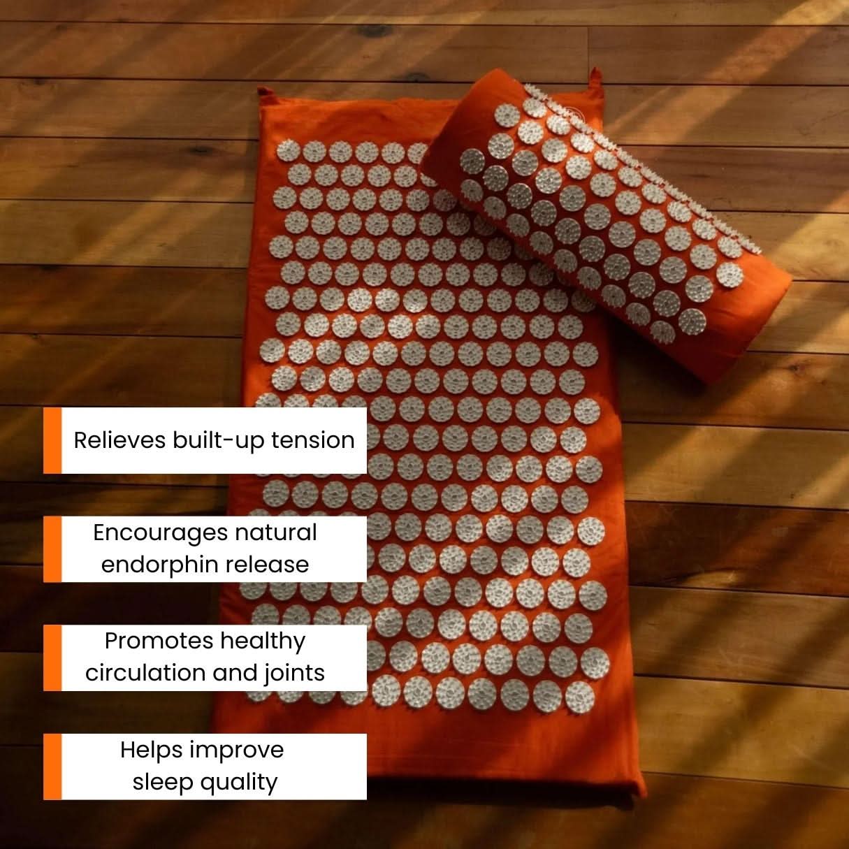 Juego de esterilla y almohada Detoxiva AcuRelief