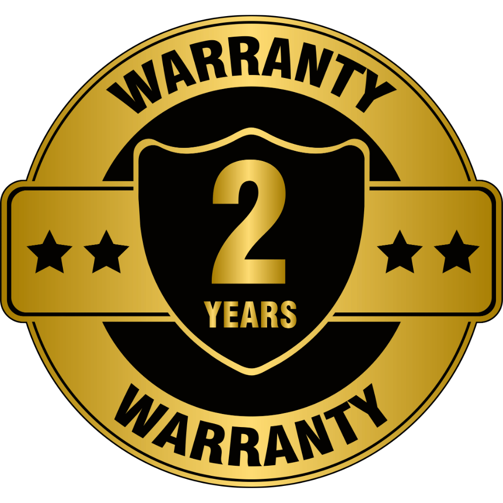 2-Year Warranty