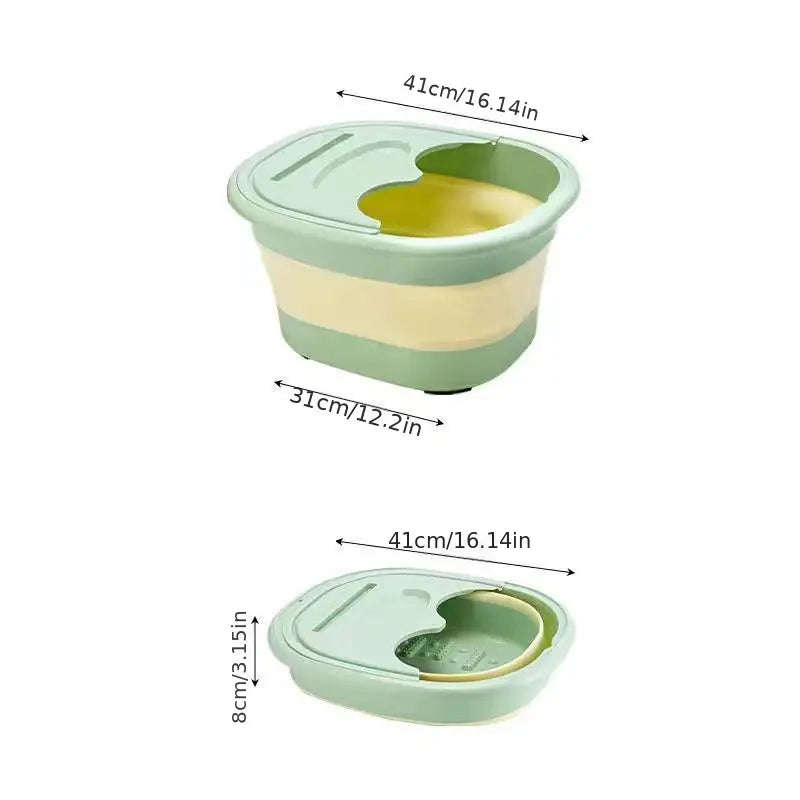 Detoxiva Fold-Flat Foot Bath Basin