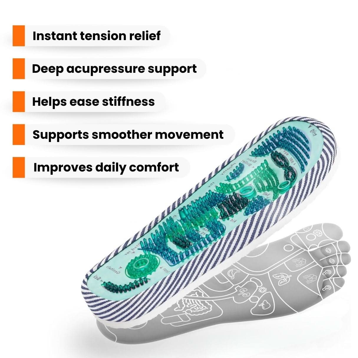 Pantuflas de acupresión Detoxiva DeepPressure