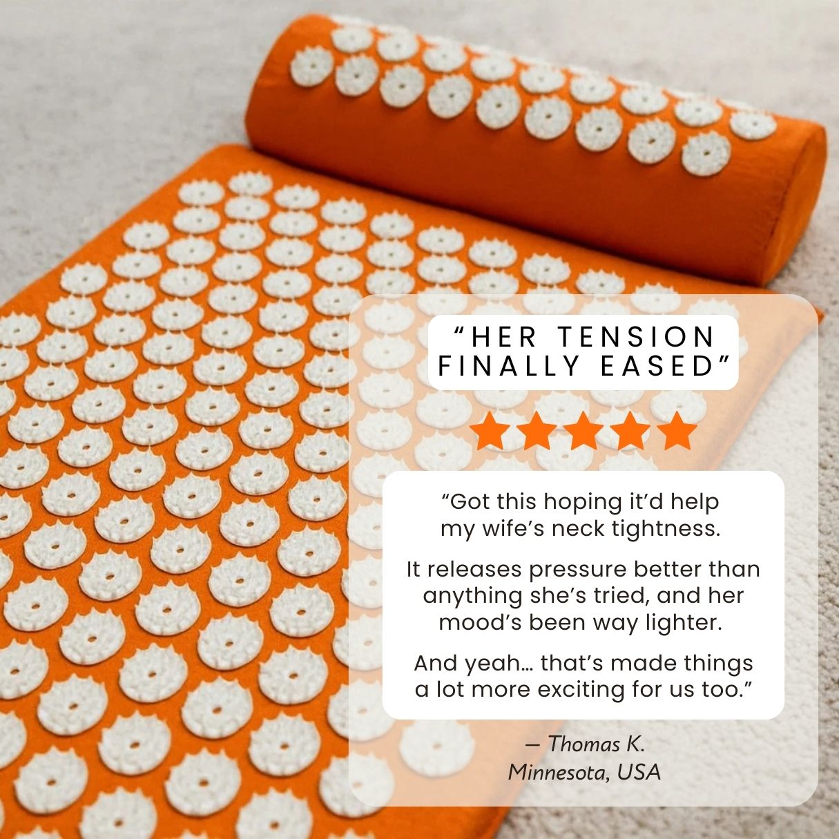Detoxiva AcuRelief Mat & Pillow Set