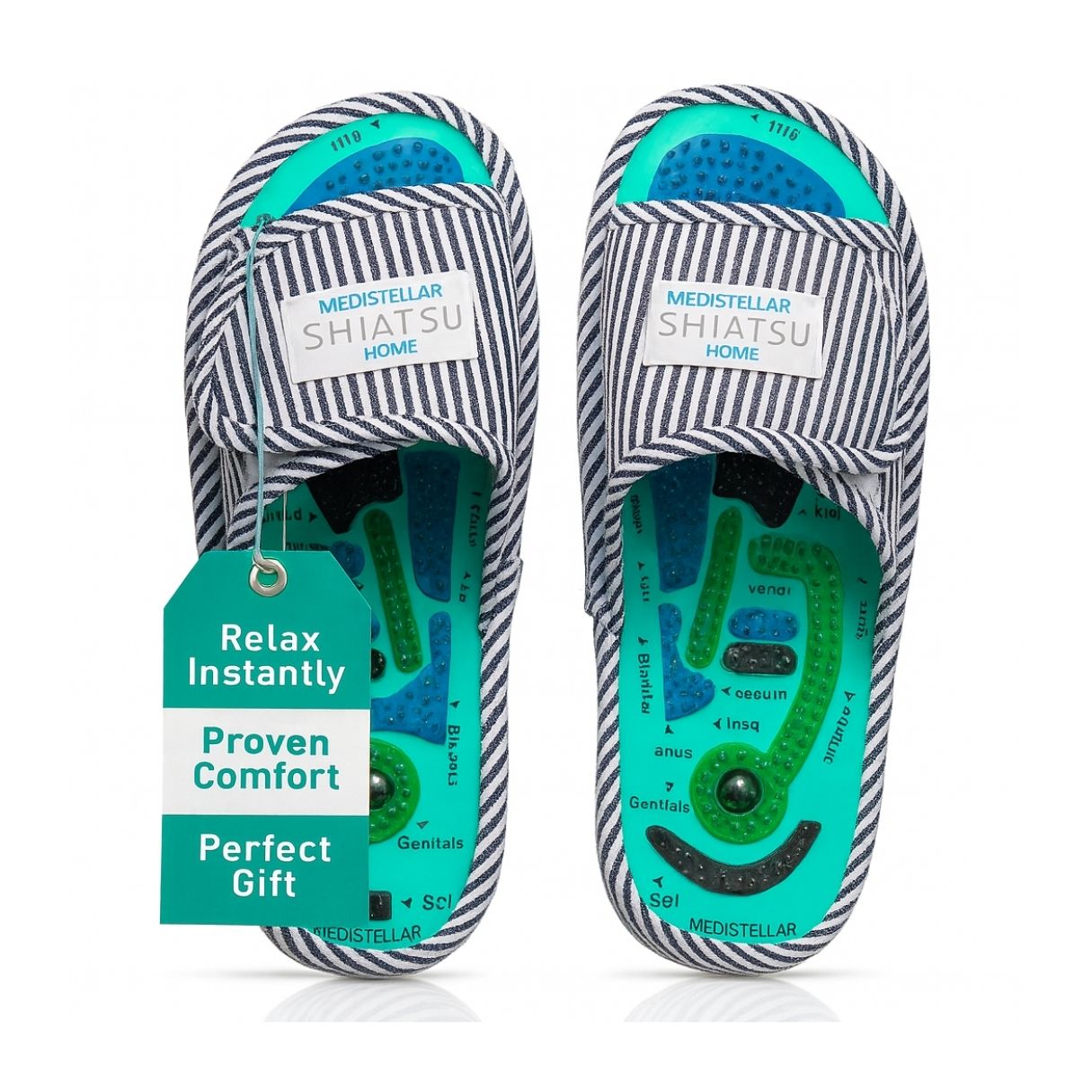 Detoxiva DeepPressure Acupressure Slippers