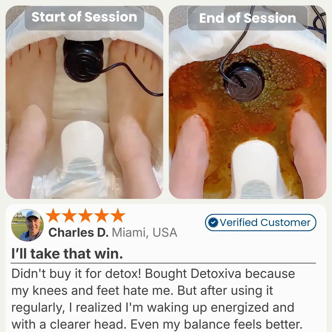 Detoxiva Ionic Foot Spa | Remove Toxins and Heavy Metals