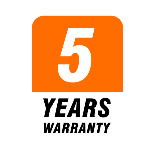 5-Year Warranty