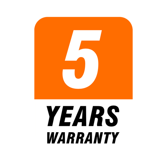 5-Year Warranty