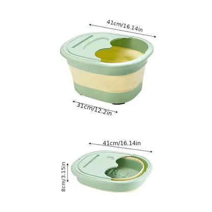 Detoxiva Fold-Flat Foot Bath Basin