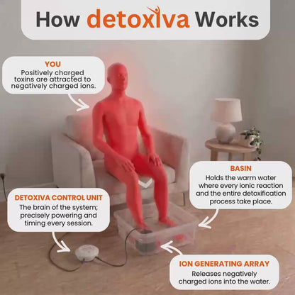Detoxiva Ionic Foot Spa | Remove Toxins and Heavy Metals