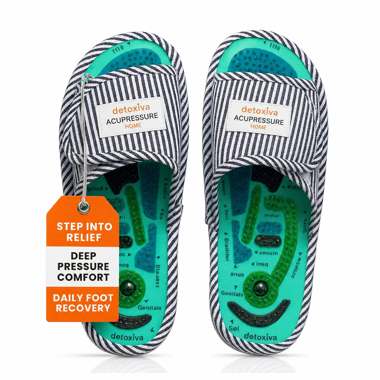 Detoxiva Acupressure Slippers