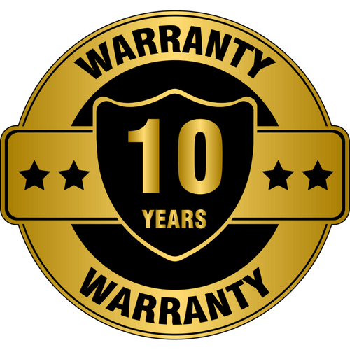 10 Year Warranty
